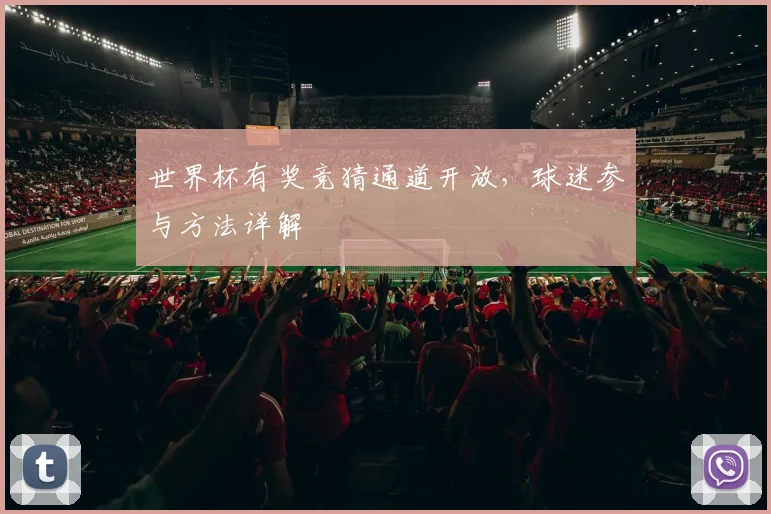 世界杯有奖竞猜通道开放,球迷参与方法详解